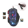 Image of Water Crack Colorful Luminous Game Mouse Wired Mouse